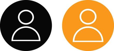 Add user icon set. Person, account person sign and symbol. people icon. vector