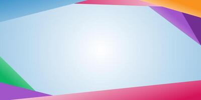 Modern flat simple colorful gradient background vector