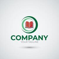 book logo flat icon design template vector