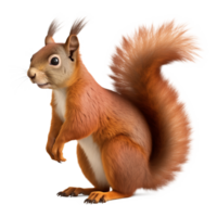 Squirrel Side View Isolated on Transparent Background png