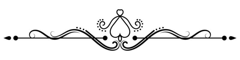 Retro Ornamental Divider Classic separators with a timeless touch. vector