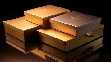reflective gold foil gradient photo