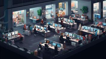 employees pixel office photo