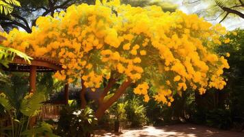 branches mimosa tree photo