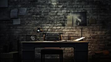vintage office background abstract photo