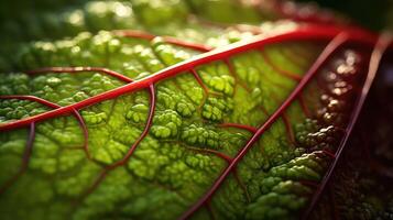 texture rhubarb leaf photo
