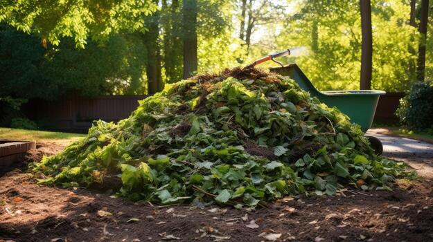biodegradable green waste photo