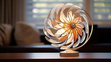 flower table fan photo