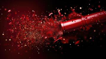 excitement confetti red photo