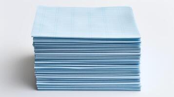 overlapping blue grid paper photo