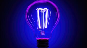 services uv light bulb symbol photo
