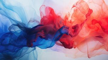 vibrant blue to red background photo