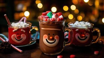 designs hot cocoa glass photo