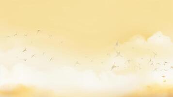 whimsical pastel yellow background photo