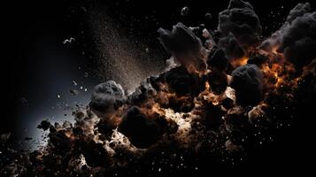 dynamic black marble pattern photo