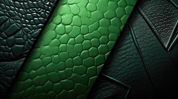 surface black and green background photo