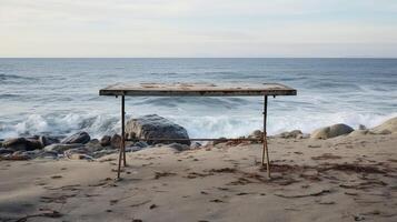 rustic isolated table photo