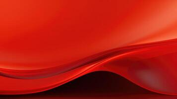 clean red abstract wave photo