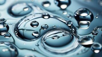 reflective water drops pattern photo
