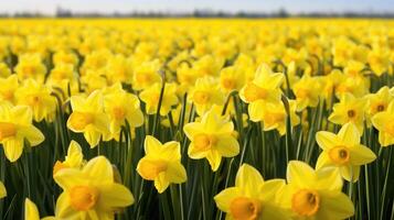 daffodils spring patterns photo