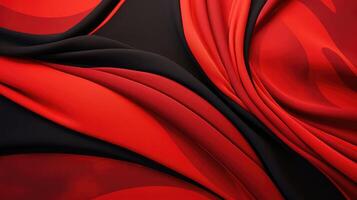 dynamic black and red abstract photo