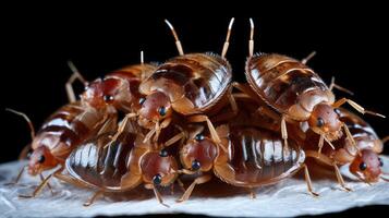mattress bed bug white background photo