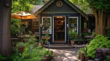handmade open for business house photo