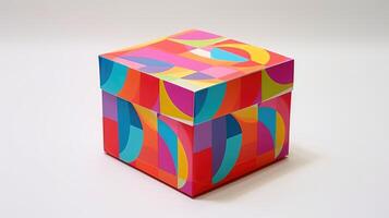 paper square box template photo