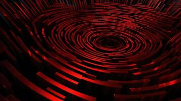 digital red abstract lines photo