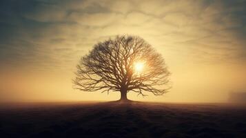 backdrop tree with roots silhouette photo