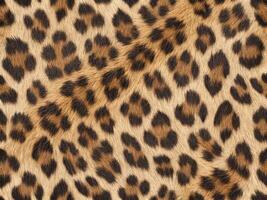 Luxurious pillow design with intricate leopard pattern home decor textile art warm environment close-up view photo