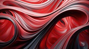 composition red and gray abstract photo
