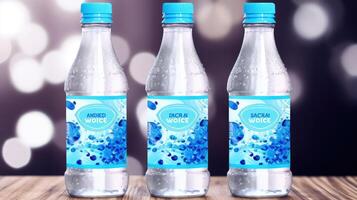 font water bottle label template photo