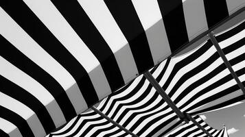 awning pattern black white photo