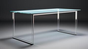 minimalist table front view photo
