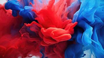 blend red and blue splash photo
