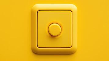 surface yellow rectangle button photo
