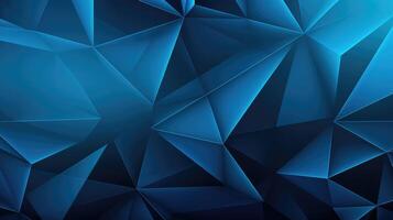 triangles blue geometric background photo