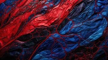 depth blue red abstract photo