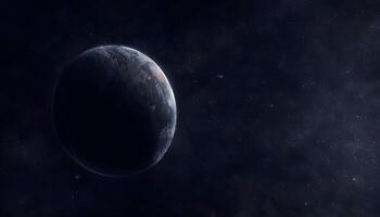 An image of the earth in space photo