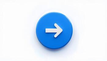Blue button with arrow pointing to the right photo