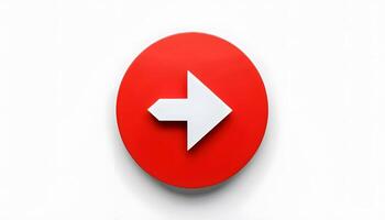 A red button with an arrow pointing to the right photo