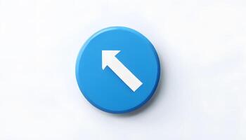 A blue button with an arrow pointing to the right photo