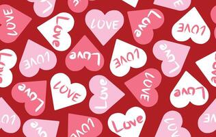Valentine pattern seamless fabric Valentine day. LOVE text in pastel color art heart. Designed for background ,wallpaper ,valentine pattern ,wrapping paper ,couple ,fabric ,anniversary ,sweetheart vector