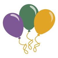Multicolored Balloon Arrangement vector