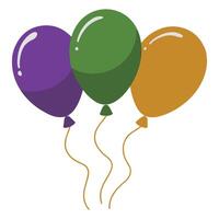 Rainbow Balloon Cluster vector