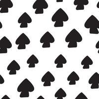 seamless pattern with spide in hand drawn style vector