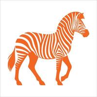 Zebra logo. Isolated zebra on white background vector