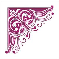 Simple Corner Border Design vector