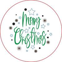 Christmas Coaster File for Laser Cutter. vector